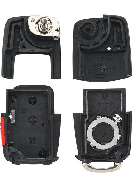 Keyyou Düğmeler Uzaktan Flip Sustalı Anahtar Kabuk Değiştirme Anahtar Kılıfı Vw Volkswagen Golf Polo Mk4 Touran Bora (Yurt Dışından)