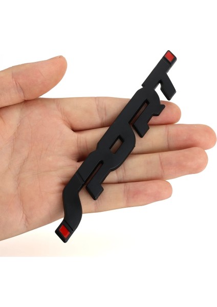 Kırmızı Stil D Metal Spor Logo Amblem Rozet Sticker Evrensel Araba Gövde Çamurluk Çıkartması Aksesuarları (Yurt Dışından) indirimleri