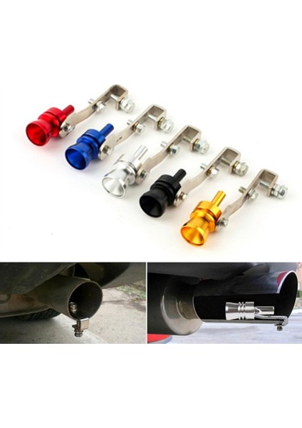 Blue-S Ayar Stili Susturucu Için Evrensel Simülatör Memesi Whistler Egzoz Sahte Turbo Düdük Borusu Ses Susturucu Araba Şekillendirme Tunning Blow Off (Yurt Dışından) fiyatları