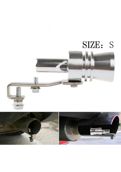 Blue-S Ayar Stili Susturucu Için Evrensel Simülatör Memesi Whistler Egzoz Sahte Turbo Düdük Borusu Ses Susturucu Araba Şekillendirme Tunning Blow Off (Yurt Dışından) fırsatları