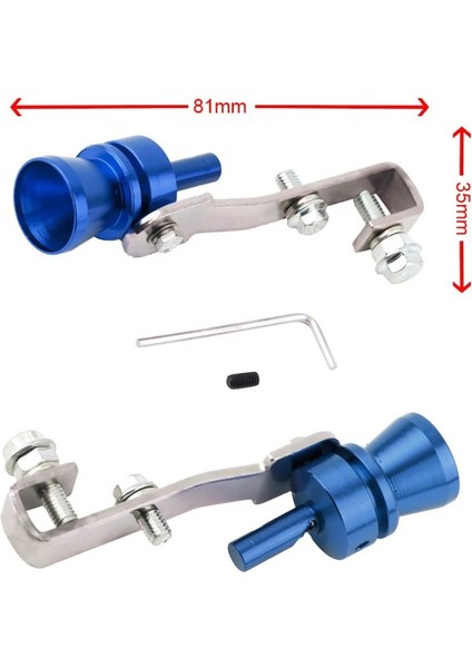 Blue-S Ayar Stili Susturucu Için Evrensel Simülatör Memesi Whistler Egzoz Sahte Turbo Düdük Borusu Ses Susturucu Araba Şekillendirme Tunning Blow Off (Yurt Dışından) indirimleri