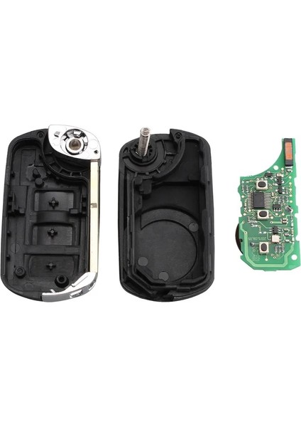 Keyyou 433MHZ 3 Düğmeler Flip Katlanır Uzaktan Kumanda Anahtarı Uzaktan Araba Anahtarlığı Range Rover Sport Land Rover Discovery 3 (Yurt Dışından)