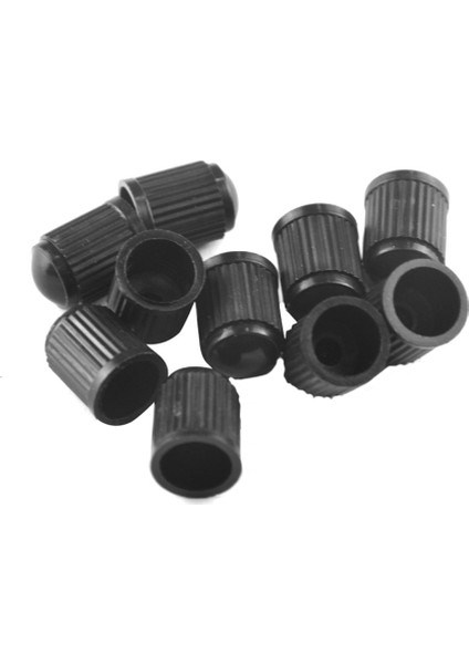 10X Valf Kapakları Araba Lastiği Valf Kök Kapakları Siyah Plastik Valf Kök Kapakları Oto Kamyon Bisiklet Toz Tekerlek Conta Halkalı Toz Geçirmez Kapaklar (Yurt Dışından) fırsatları