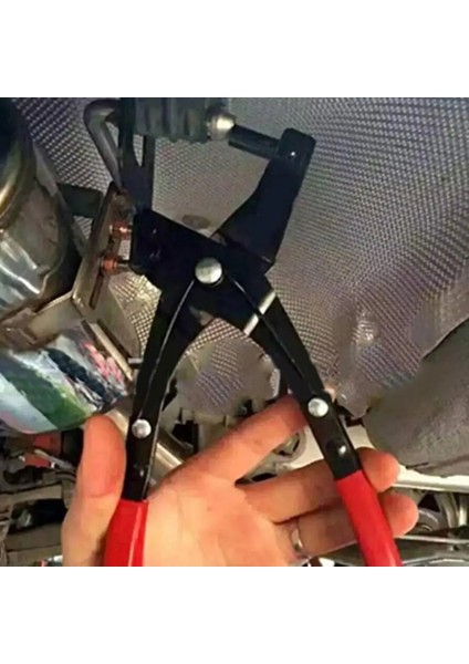 Evrensel Araba Egzoz Askısı Kaldırma Pensesi Araba Egzoz Lastik Pedi Pense Çektirme Aracı Egzoz Borusu Kauçuk Conta Temizleme Pensesi (Yurt Dışından)