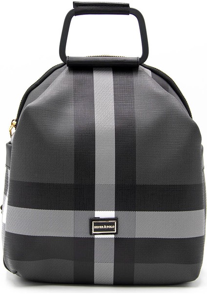 Kadın 771-42702 Silver Polo Sırt Çantası M129 Siyah-Mat Siyah fiyatları