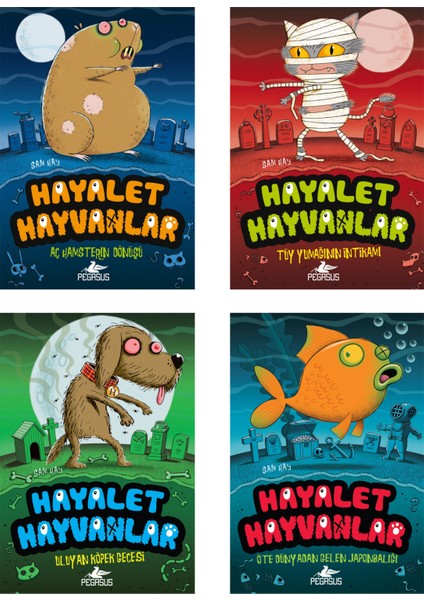 Hayalet Hayvanlar Serisi Takım Set (4 Kitap) - Sam Hay