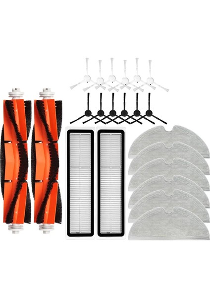 Bot Için D9 Max Robotlu Süpürge L10 Pro Hepa Filtre Ana Fırça Paspas Bezi Yedek Yedek Parça (Yurt Dışından)