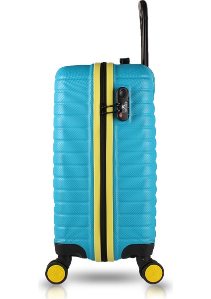 Croc Abs 2'li Valiz Seti (Kabin ve Büyük) Turkuaz modelleri