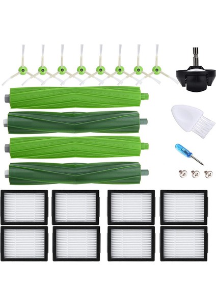 I7 I7+ I3 I3+ I4 I4+ I6 I6+ I8 I8+ J7 J7+/artı E5 E6 E7 Elektrikli Süpürge Parçaları Için 23 Adet Yedek Kit (Yurt Dışından)