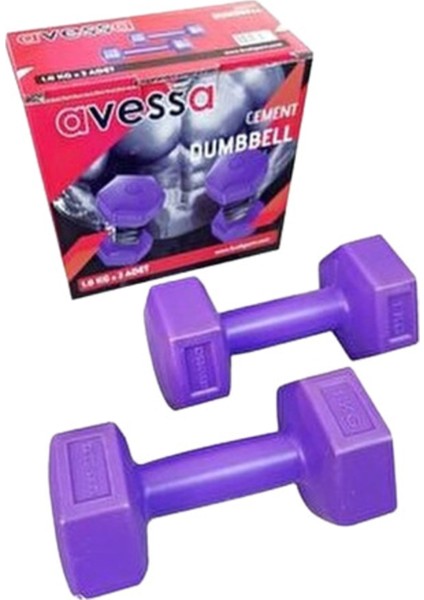 Dambıl Pvc 2 Kg Set Mor