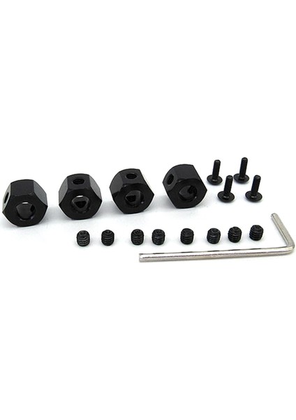 Adet 5mm Ila 12MM Metal Birleştirici Tekerlek Göbeği Hex Adaptörü D12 C14 C24 C34 Mn D90 D91 MN99S Rc Araba Yükseltme Parçaları, (Yurt Dışından)