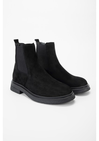 Kadın Siyah Süet Hakiki Deri Casual Bot 824 7004 Bn Bot SK23/24 fiyatları