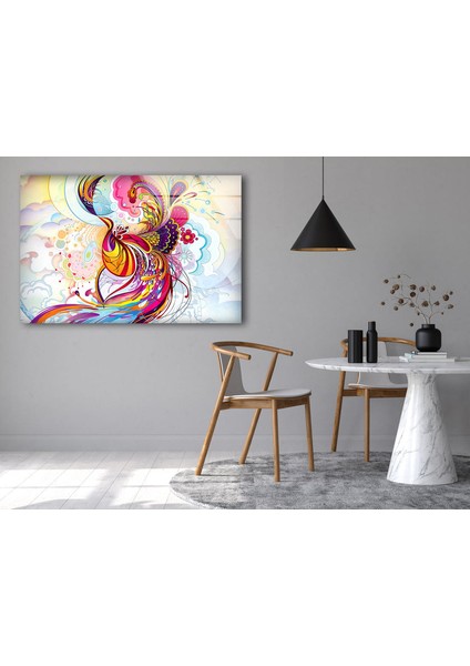 Renkli Soyut Cam Duvar Tablosu indirimleri