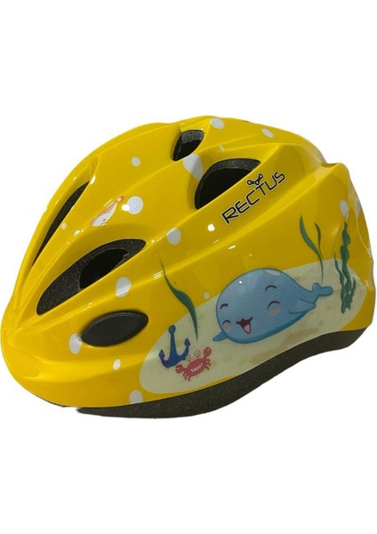 Hayvan Temalı Sarı Kask, Sert Plastik