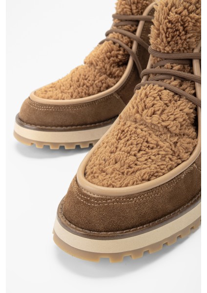 Kadın Taba Süet Hakiki Deri Casual Bot 902 6062 Bn Bot SK23/24 modelleri