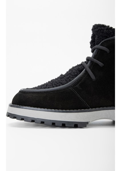 Kadın Siyah Süet Hakiki Deri Casual Bot 902 6062 Bn Bot SK23/24 fırsatları