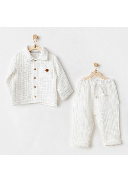 Erkek Bebek Takım Muslin Wawa Boys AC24739