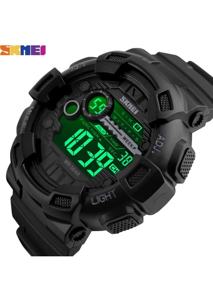 SKMB760101 Skemi 1243 Moda Erkekler Dijital Kol Saati Silikon Su Geçirmez Lüks Erkek Kol Saati Erkek Saat (Yurt Dışından) fiyatları