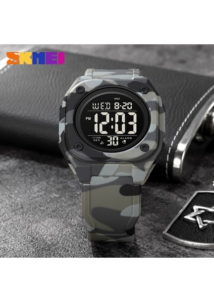 2160.04 Skmei 2160 Yeni Geliş Özel Logo Gents Dijital Saat Düşük Maliyetli Pu Bant Suya Dayanıklı Çok Fonksiyonlu Düşük Adedi Spor Saat Şirket (Yurt Dışından) modelleri