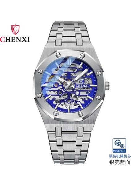 C1 Moda Erkek Çelik Bant Içi Boş Tam Otomatik Mekanik Saat Erkek Saat Erkek 8848 Izle (Yurt Dışından) fırsatları