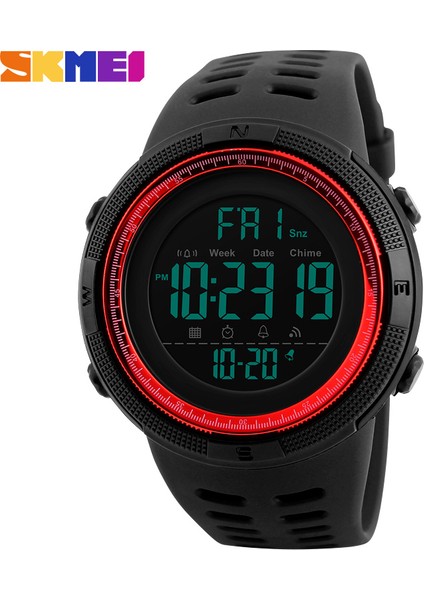 SKMB5701 Skmei 1251 Erkekler Geri Sayım Çift Zamanlı Spor Saatler Alarm Chrono LED Dijital Kol Saatleri Relogio Masculino (Yurt Dışından) fiyatları
