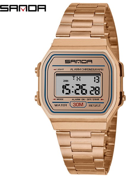 Saatler 1 Sportwatch Tasarım Dijital Saat Dayanıklı Çocuklar Su Geçirmez Moda Spor Erkekler Atmosferik Modern Kuvars Dijital Saat (Yurt Dışından)