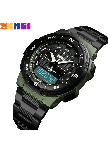 SKMD6319 Spor Izle Skmei 1370 Yeni Su Geçirmez Erkek Saatler Erkek Saat Moda Kayış Erkek Kol Saati Kronometre Chronograph Spor Reloj Masculino (Yurt Dışından) fırsatları