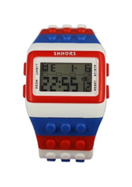 12 Erkek Kadın Dijital Saat Lüks Moda Rahat Unisex Renkli Spor Dijital Bilek Izle Hediye (Yurt Dışından)