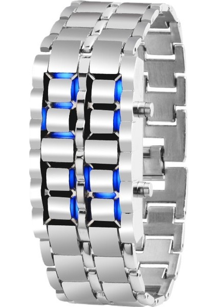 Resim Olarak Resim Olarak Avrupa ve Amerikan Benzersiz Yaratıcı Lava LED Trendy Erkek Saat Erkek Bileklik Çift Retro Erkek Saat (Yurt Dışından)