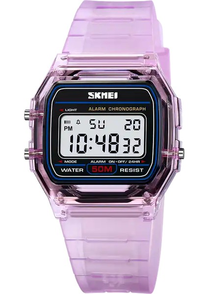 Resim Olarak Temizle Skmei 2056 Erkek Spor Saatler Kare Ayna Yüz Silikon Dijital Kol Saati Elektronik Saat Reloj Hombre (Yurt Dışından)
