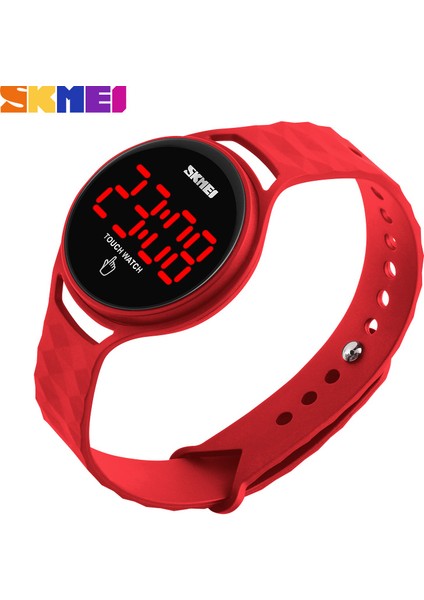 SKMB5607 Skmei 1230 Kadın Erkek Dijital Saat LED Dokunmatik Izle Dokunmatik Ekran LED Ekran Pu Kayış Moda Rahat Bilek Saatler (Yurt Dışından) modelleri