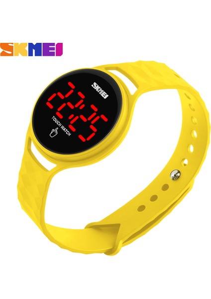 SKMB5607 Skmei 1230 Kadın Erkek Dijital Saat LED Dokunmatik Izle Dokunmatik Ekran LED Ekran Pu Kayış Moda Rahat Bilek Saatler (Yurt Dışından) indirimleri