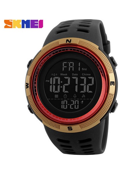 SKMB57011804 Spor Izle Skmei 1251 Sıcak Satış Çalar Saat Chrono 2023 Moda Açık Spor Izle Erkekler Saatler Su Geçirmez Dijital Saat Reloj Hombre (Yurt Dışından)
