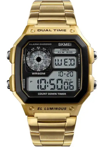 SKMC3301 Skmei Royale Model 1335 Erkek Kronograf Saatler Relojes Skmei 1335 Erkek Klasik Elektronik Saatler Dijital (Yurt Dışından) fırsatları