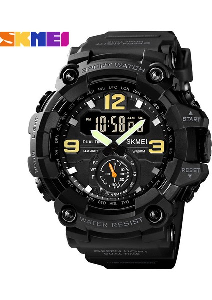 SKMG231201 Erkekler Için Spor Izle Darbeye Dayanıklı Skmei 1637 Sıcak Satış Moda Spor Saatçift Zamanlı Analog Dijital Saatler Suya Dayanıklı Kadın Kol Saati (Yurt Dışından) fiyatları