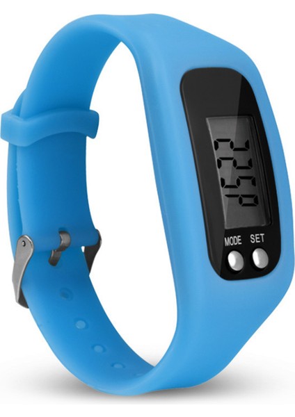 Siyah Tpe 2022 Yeni Moda LED Sıvı Kristal Plastik Izle Vaka Silikon Watch Band Adım Hareketi Kalori Pedometre Dijital Saat (Yurt Dışından) modelleri