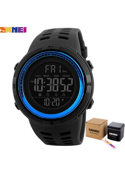 SKMB5701 Plastik Özel Kendi Logo Skmei 1251 Spor Erkekler Dijital Skmei Izle Silikon Suya Dayanıklı Tasarımcı Kol Saati Spor Izle (Yurt Dışından) modelleri