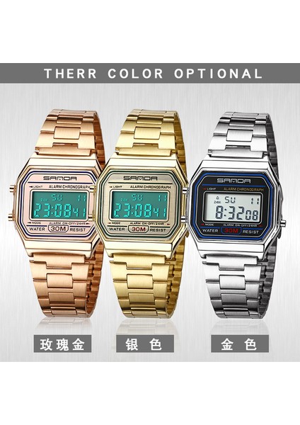 Saatler 5 Sportwatch Tasarım Dijital Saat Dayanıklı Çocuklar Su Geçirmez Moda Spor Erkekler Atmosferik Modern Kuvars Dijital Saat (Yurt Dışından) fırsatları