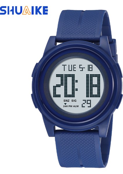 Yeşil Dijital 1055 Shuaike Erkek Dijital Spor Izle Su Geçirmez Spor LED Dijital Çok Fonksiyonlu Spor Su Geçirmez Saatler (Yurt Dışından) modelleri