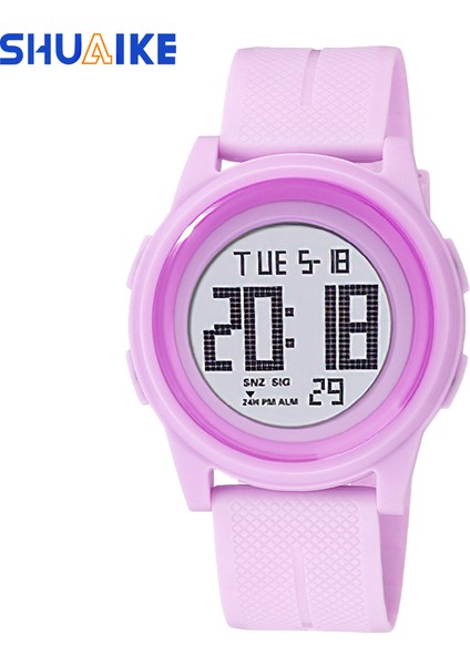 Yeşil Dijital 1055 Shuaike Erkek Dijital Spor Izle Su Geçirmez Spor LED Dijital Çok Fonksiyonlu Spor Su Geçirmez Saatler (Yurt Dışından) fırsatları