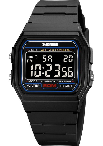 Titanyum Dijital Saat Skmei 2042 Spor Izle Yumuşak Tpu Bant Erkek Kadın Dijital Su Geçirmez Izle Rahat Kare Klasik Dijital Saat (Yurt Dışından)