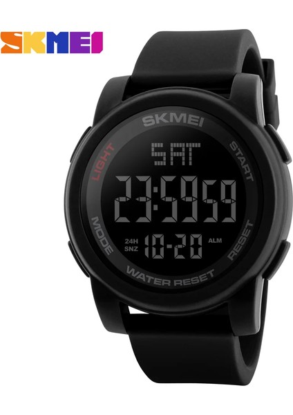Resim Olarak Siyah Relojes Skmei 1257 Izle Fabrika Çin Relgio Silikon Spor Saatler Elektronik Dijital Su Geçirmez Saatler Erkekler Bilek (Yurt Dışından)