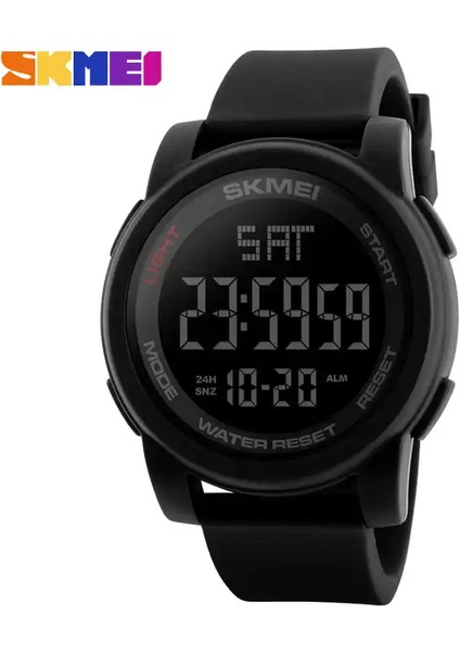 Resim Olarak Siyah Relojes Skmei 1257 Izle Fabrika Çin Relgio Silikon Spor Saatler Elektronik Dijital Su Geçirmez Saatler Erkekler Bilek (Yurt Dışından)