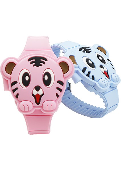 Pembe Karikatür Karikatür Kaplan Izle Öğrenci Özel Promosyon Hediye LED Elektronik Saat Çocuklar LED Dijital Saatler (Yurt Dışından) fırsatları