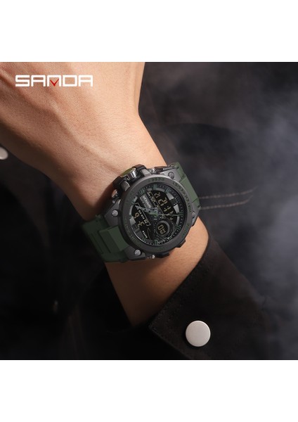 9010.02 Sanda 9010 Klasik Siyah Erkek Dijital Saat Güzel Silikon Kayış Su Yalıtım Kronograf Koşu Spor Saatleri Tedarikçisi (Yurt Dışından) indirimleri