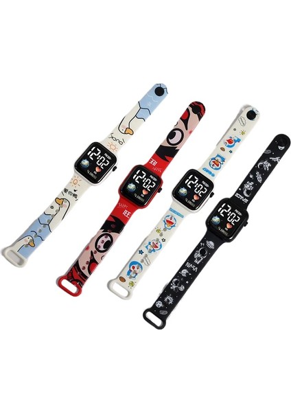 Gökkuşağı Kız Spor Dijital LED Çocuk Izle Hayvan Baskı ve Dokunmatik Ekran Fonksiyonu Çocuklar Bilezik Izle Eğlenceli Karikatür Baskı (Yurt Dışından) fırsatları
