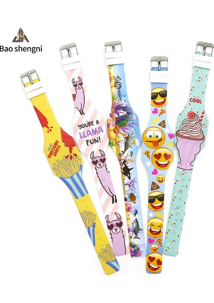 Stil 1 Sevimli ve Moda 2023 Oem Özelleştirilmiş Herhangi Bir Renk Stilleri Logo Baskı Erkek Kız Için LED Dijital Saat Çocuk Kol Saati (Yurt Dışından) fiyatları