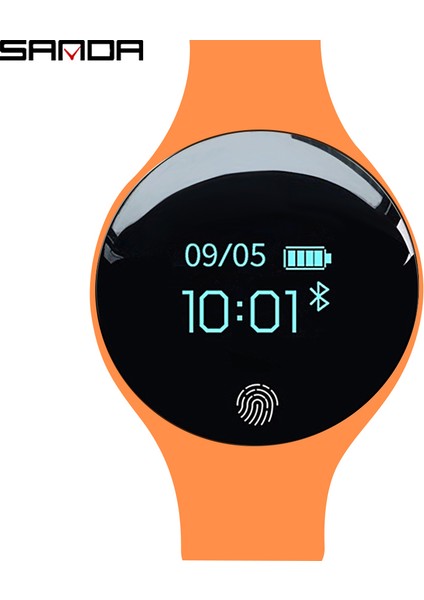 SDA5109 Sanda SD01 Moda Unisex Telefon Ekran Sağlık Saatler Silikon Kayış Bantları Akıllı Bilek Saati (Yurt Dışından) modelleri