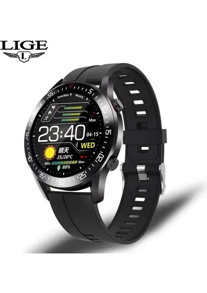 D Elektronik Ekran Lige BW0160 Tam Daire Dokunmatik Ekran Erkek Akıllı Saatler IP68 Su Geçirmez Spor Spor Izle Erkekler Erkekler Için Lüks Akıllı Saat (Yurt Dışından)
