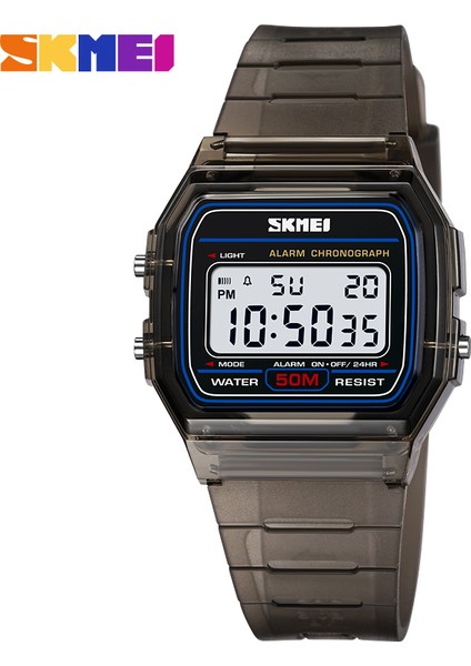 2056.07 Skmei 2056 Dostluk Yeni Stil Unisex Dijital Saat Düşük Maliyetli Silikon Bant Alarm Tarih Ekranı Basit Etkinlik Kol Saati (Yurt Dışından)